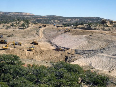The Northeast Church Rock Mine in October 2009. (U.S. Environmental Protection Agency)