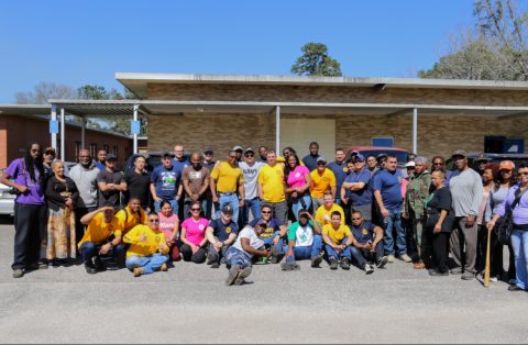 VETS members gather following a community service day. Photo: courtesy of the organization.